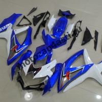 Комплект пластика Suzuki GSXR600-750 08-09 Бело-синий штатный