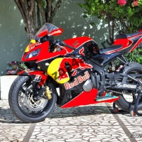 Комплект Мотопластика Honda CBR600RR 03-04 RedBull-2(Red)