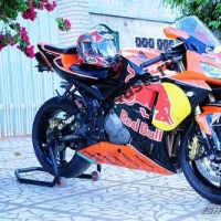 Комплект Мотопластика Honda CBR600RR 05-06 RedBull-2 (Orange)