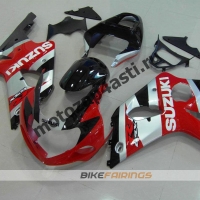 Комплекты пластика Suzuki GSXR1000 00-02 Красно-Черно-Серебристый-1.