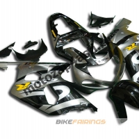 Комплект мотопластика Suzuki GSXR600-750 01-03,GSXR1000 00-02 Черно-серый-2.