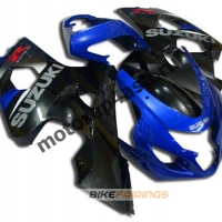 Комплект пластика Suzuki GSXR600-750 04-05 Черно-синий.
