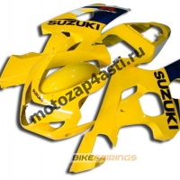 Комплект пластика Suzuki GSXR600-750 04-05 Желтый-1.