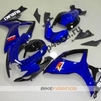Комплекты пластика Suzuki GSXR600-750 06-07 Сине-Черный-1.