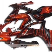 Комплекты пластика Suzuki GSXR600-750 06-07 Оранжево-Черный-2.