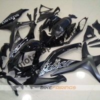 Комплекты пластика Suzuki GSXR600-750 08-09 Черно-серый.