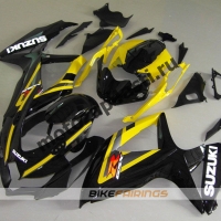 Комплекты пластика Suzuki GSXR600-750 08-09 Черно-желтый-1.