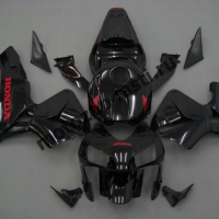 Комплект Мотопластика Honda CBR600RR 03-04 Черный Глянцевый наклейки Honda