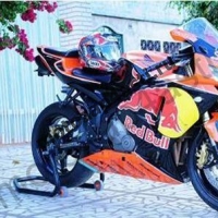 Комплект мотопластика Honda CBR1000RR 2006-2007 RedBull-2 Orange