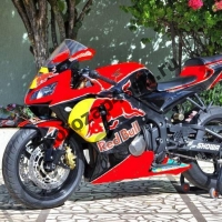 Комплект мотопластика Honda CBR1000RR 2006-2007 RedBull-2 Red