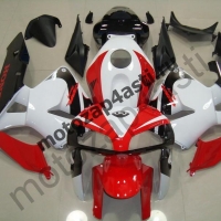 Комплект Мотопластика Honda CBR600RR 05-06 Бело-красно-черный.