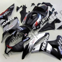 Комплект Мотопластика Honda CBR600RR 07-08 Черно-серебристый матовый Repsol.