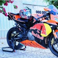 Комплект пластика Honda CBR1000RR 2004-2005 RedBull-2 Orange