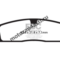 Колодки тормозные ST054 (EBC FA119)