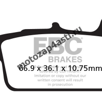 Колодки тормозные ST095 (Nissin 2p-296 EBC FA367)