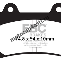 Колодки тормозные ST105 (Nissin 2p-228 EBC FA123)