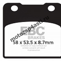 Колодки тормозные ST113 (Nissin 2p-234 EBC FA103)
