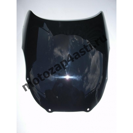Ветровое стекло ZXR400 1989-1994 Дабл-Бабл Черное