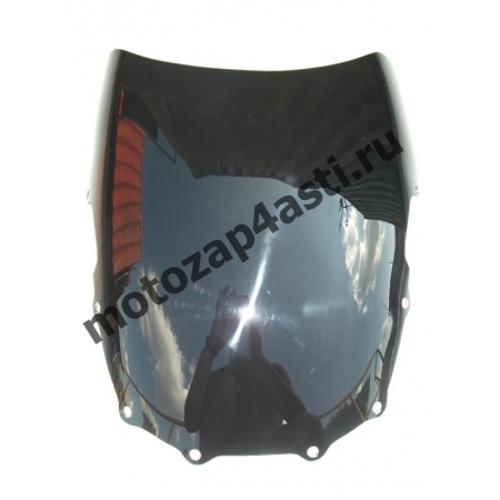Ветровое стекло ZZR400-600 08-12 Дабл Бабл Черное