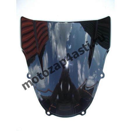 Ветровое стекло GSXR600/750 2001-2003/GSXR1000 2000-2002 Дабл Бабл Черное