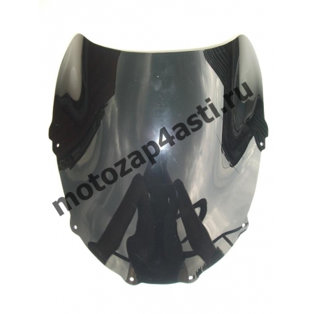 Ветровое стекло ZZR1100D 1993-2002 Дабл Бабл Черное