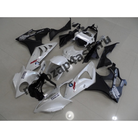 Комплект Мотопластика BMW S1000-1000RR 09-12 Бело-Черный.