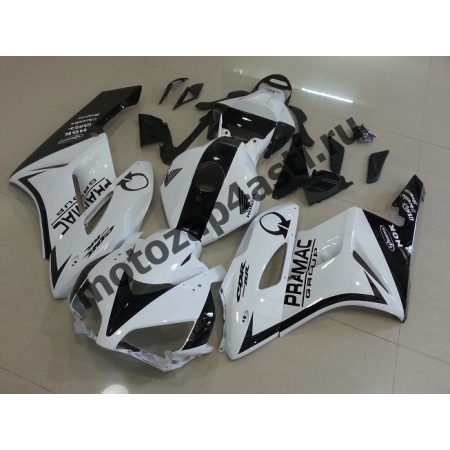 Комплект пластика Honda CBR1000RR 2004-2005 Бело-черный-2.