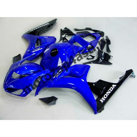 Комплект пластика Honda CBR1000RR 2006-2007 Синий-черный плуг