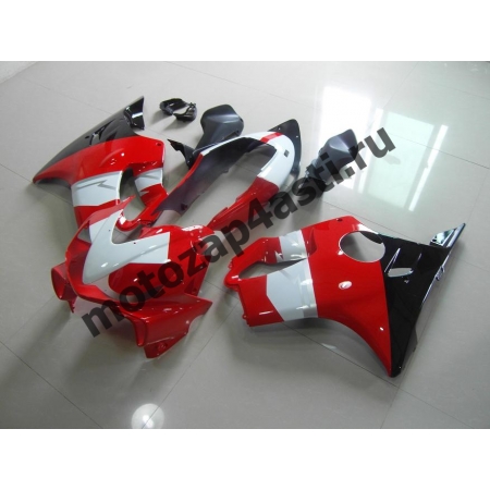 Комплект мотопластика Honda CBR600 F4i 01-07 Бело-красно-Черный.