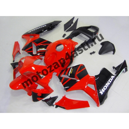Комплект Мотопластика Honda CBR600RR 03-04 Красно-черный -1.