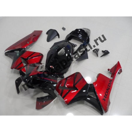 Комплект Мотопластика Honda CBR600RR 03-04 Красно-черный -4.