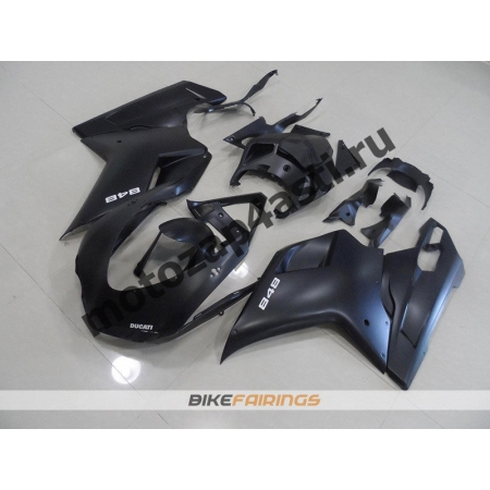 Комплект пластика DUCATI 848 1098 1198 Черный матовый.
