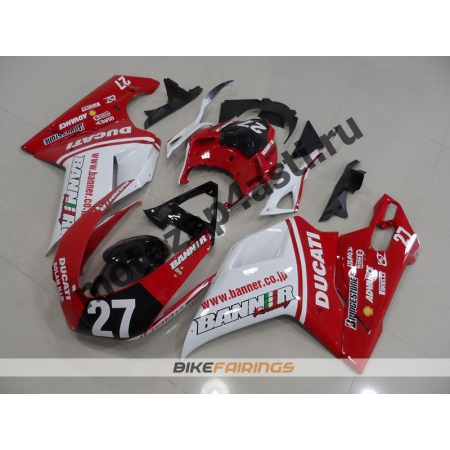 Комплект пластика DUCATI 848 1098 1198 BANNER.