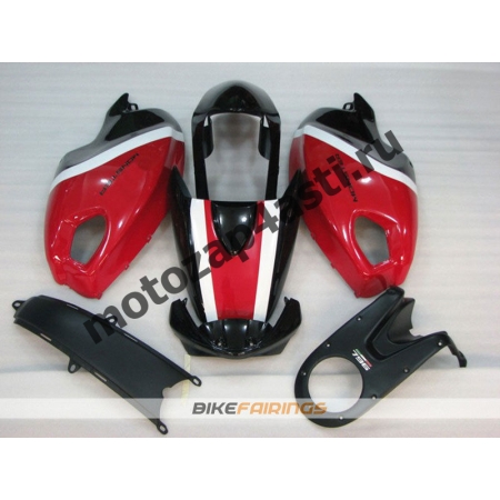 Комплект пластика DUCATI 696 797 1100 1100S Черно-бело-красный-1.