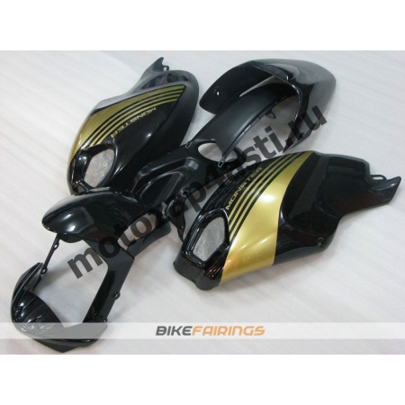 Комплект пластика DUCATI 696 797 1100 1100S Черно-золотой.