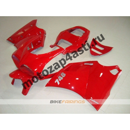 Комплект пластика DUCATI 748 916 996  Красный-2.