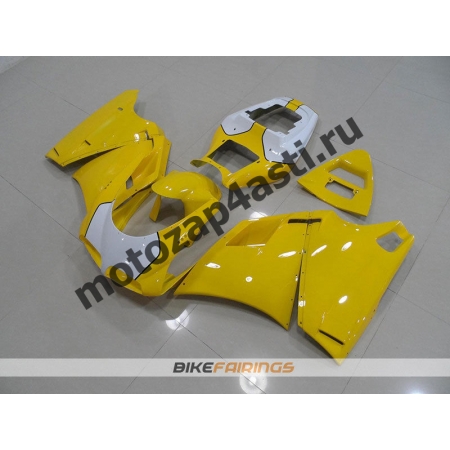 Комплект пластика DUCATI 748 916 996  Желто-белый.