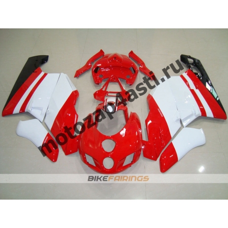 Комплект пластика DUCATI 748 916 996  Красно-белый.
