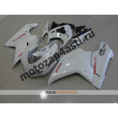 Комплект пластика DUCATI 848 1098 1198 Белый.