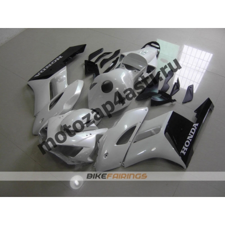 Комплект пластика Honda CBR1000RR 2004-2005 Бело-черный-2.