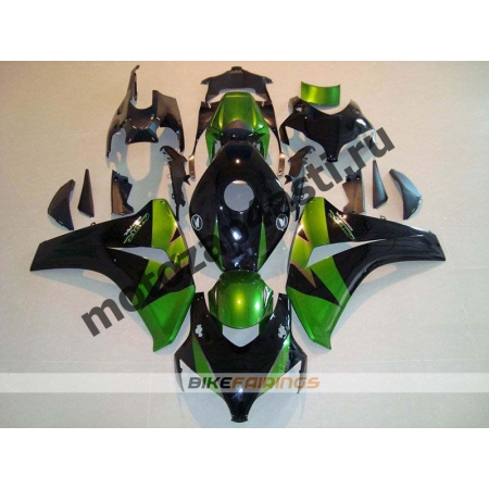 Комплекты пластика Honda CBR1000RR 2008-2011 Зелено-Черный.