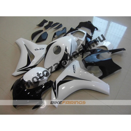 Комплекты пластика Honda CBR1000RR 2008-2011 Бело-Черный-1.