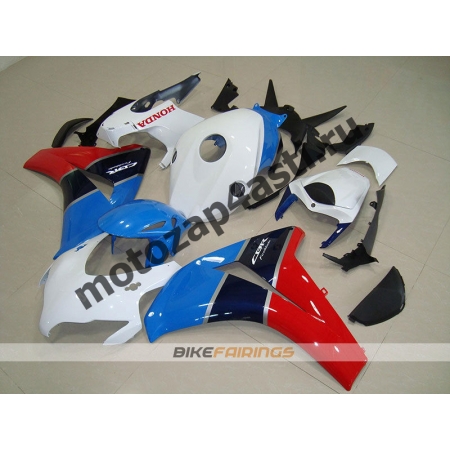 Комплекты пластика Honda CBR1000RR 2008-2011 Бело-красно-синий.