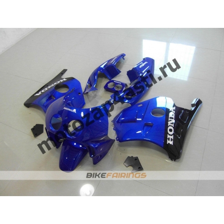 Комплект Мотопластика Honda CBR250 MC22 Черно-Синий-2.