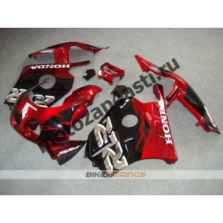 Комплект Мотопластика Honda CBR250 MC22 Черно-Красный-1.