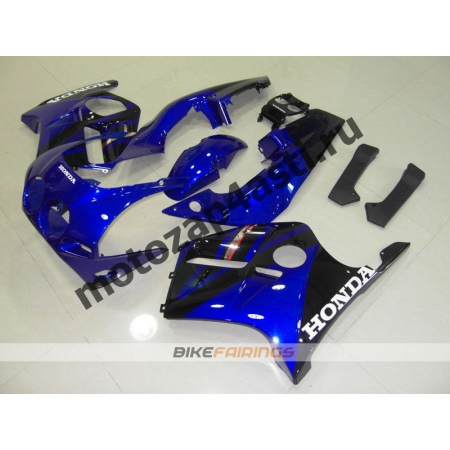 Комплект Мотопластика Honda CBR250 MC22 Черно-Синий-3.