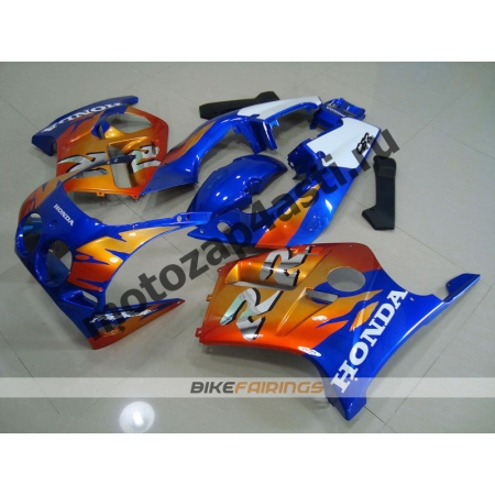 Комплект Мотопластика Honda CBR250 MC19 Оранжево-Синий.