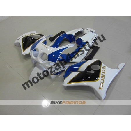 Комплект Мотопластика Honda CBR250 MC19 Бело-Черно-Синий.