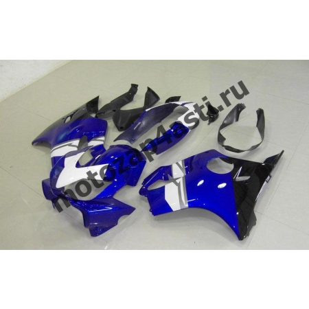 Комплект пластика для мотоцикла Honda CBR600 F4i 01-07 Бело-синий-2.