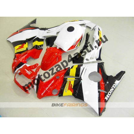 Комплект мотопластика Honda CBR600F2 Красно-Бело-Желто-Черный 91-94.